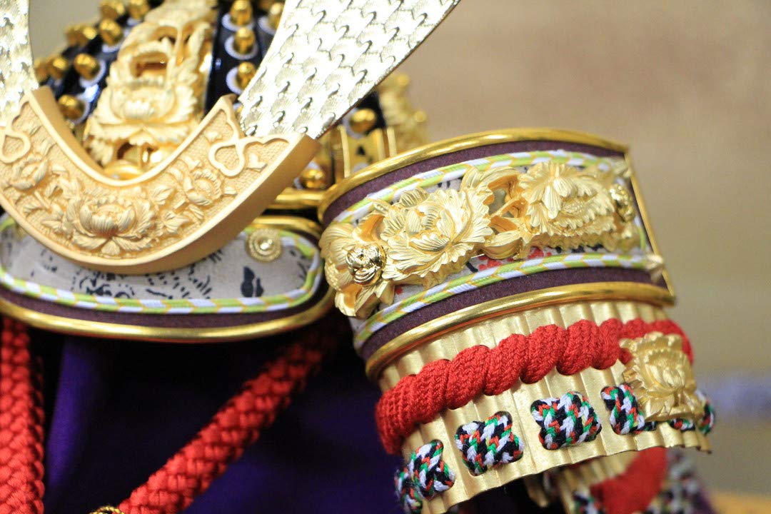 Amazon | 五月人形 10号 平安光雲作 京製兜 10号飛天兜赤金箔押ツヤ有